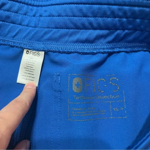 Figs XSP Royal Blue Scrub Pants - Picture 5 of 5